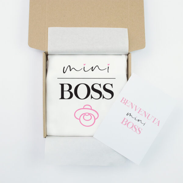regalo nascita personalizzato, Mini boss S (bambina), regali personalizzati per una nascita, set regali neonato, set regalo nascita, set regalo neonato per bambini e bambine, regali di nascita per ragazzi e ragazze