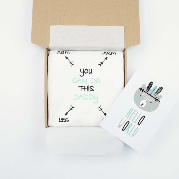 regalo nascita personalizzato, You can do this daddy S, regali personalizzati per una nascita, set regali neonato, set regalo nascita, set regalo neonato per bambini e bambine, regali di nascita per ragazzi e ragazze