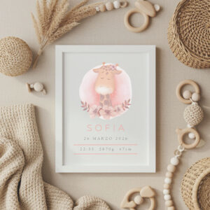 quadretto nascita, quadretto nascita personalizzato, quadretto nascita con nome, quadretto nascita con tutti i dati dela nascita, neonato ottima idea regalo