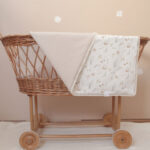 Copertina in tetra con pizzo - Beige - immagine 2