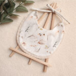 Bavaglino con pizzo beige , bavaglie personalizzato, bavaglie con nome, set regali neonato, set regalo nascita, set regalo neonato per bambini e bambine, regali di nascita per ragazzi e ragazze