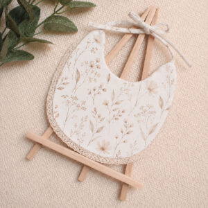 Bavaglino con pizzo beige , bavaglie personalizzato, bavaglie con nome, set regali neonato, set regalo nascita, set regalo neonato per bambini e bambine, regali di nascita per ragazzi e ragazze