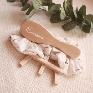 Spazzola per capelli personalizzata, regalo nascita personalizzato, regali personalizzati per una nascita, set regali neonato, set regalo nascita, set regalo neonato per bambini e bambine, regali di nascita per ragazzi e ragazze