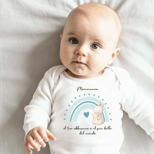 Body Mammuccia il tuo abbraccio (bambino),body neonato, body per bambini, body neonato personalizzato, body neonato con nome