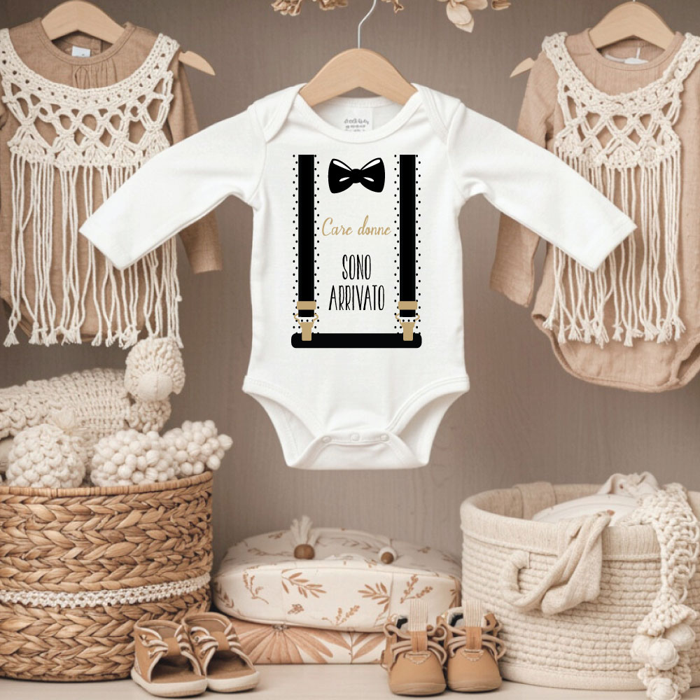 Bodi-Drage-dame Body Care donne, body neonato, body per bambini, body neonato personalizzato, body neonato con nome